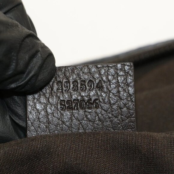 GUCCI Crystal Monogram Web Princy Boston - Brown - Picture 12 of 16